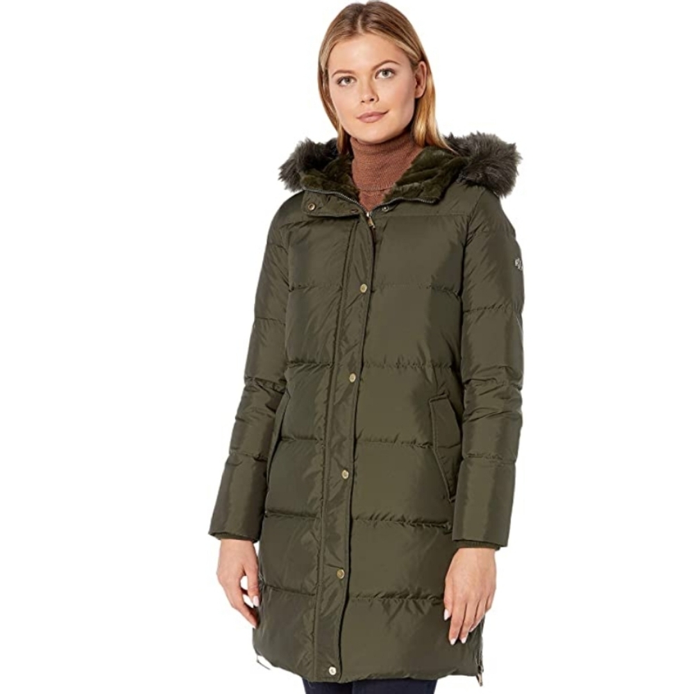 Lauren Ralph Lauren New Down Litchfield Loden Coat